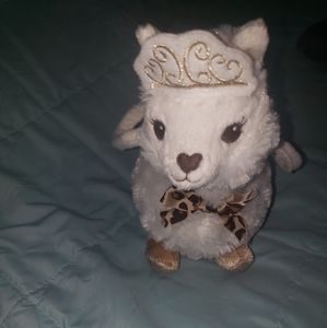 Gymboree Plush White Princess Llama Purse